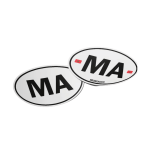 Autocollant Sticker voiture MA Maroc Sticker code pays voiture maroc MA